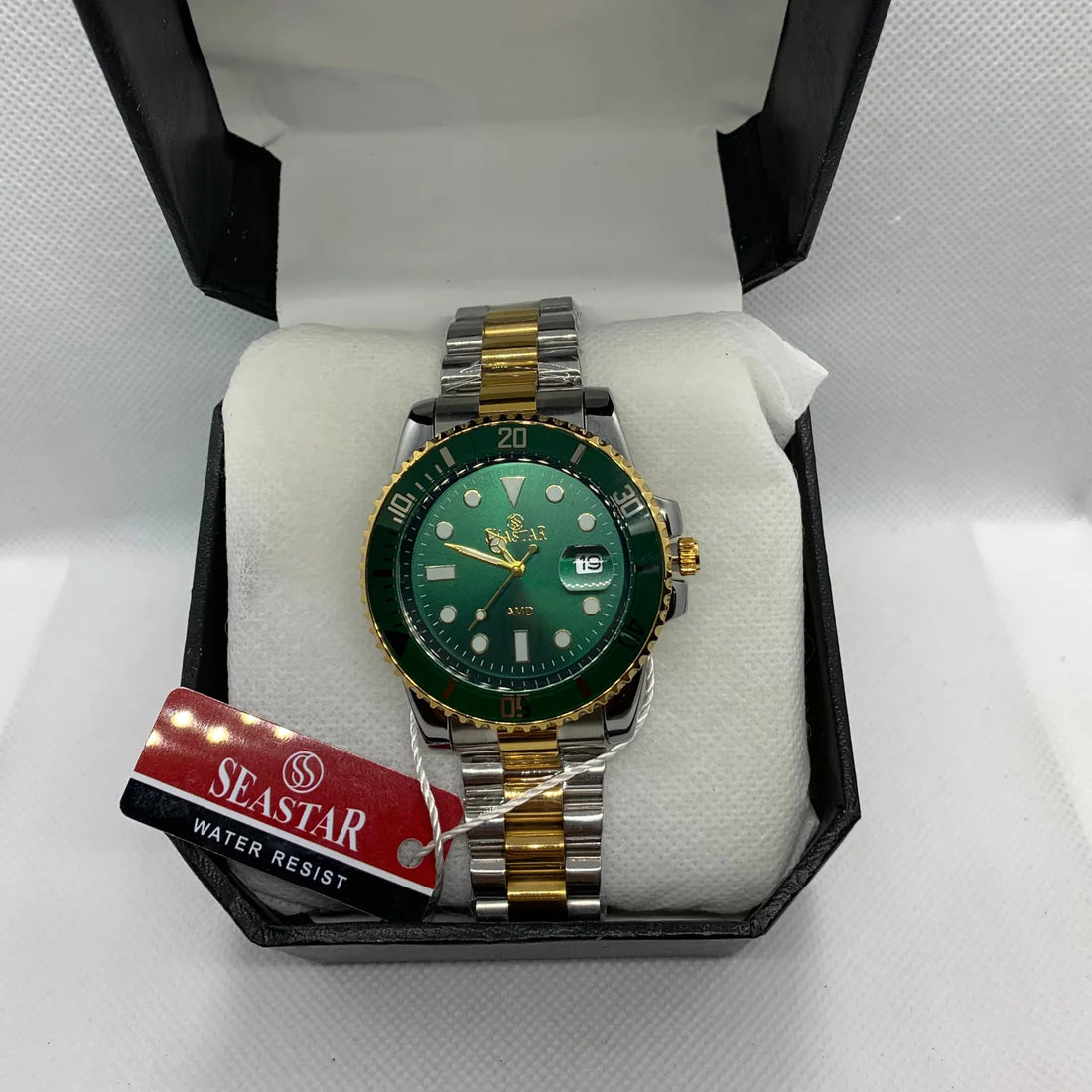 Seastar Two-Tone Rotatable Dial Watch