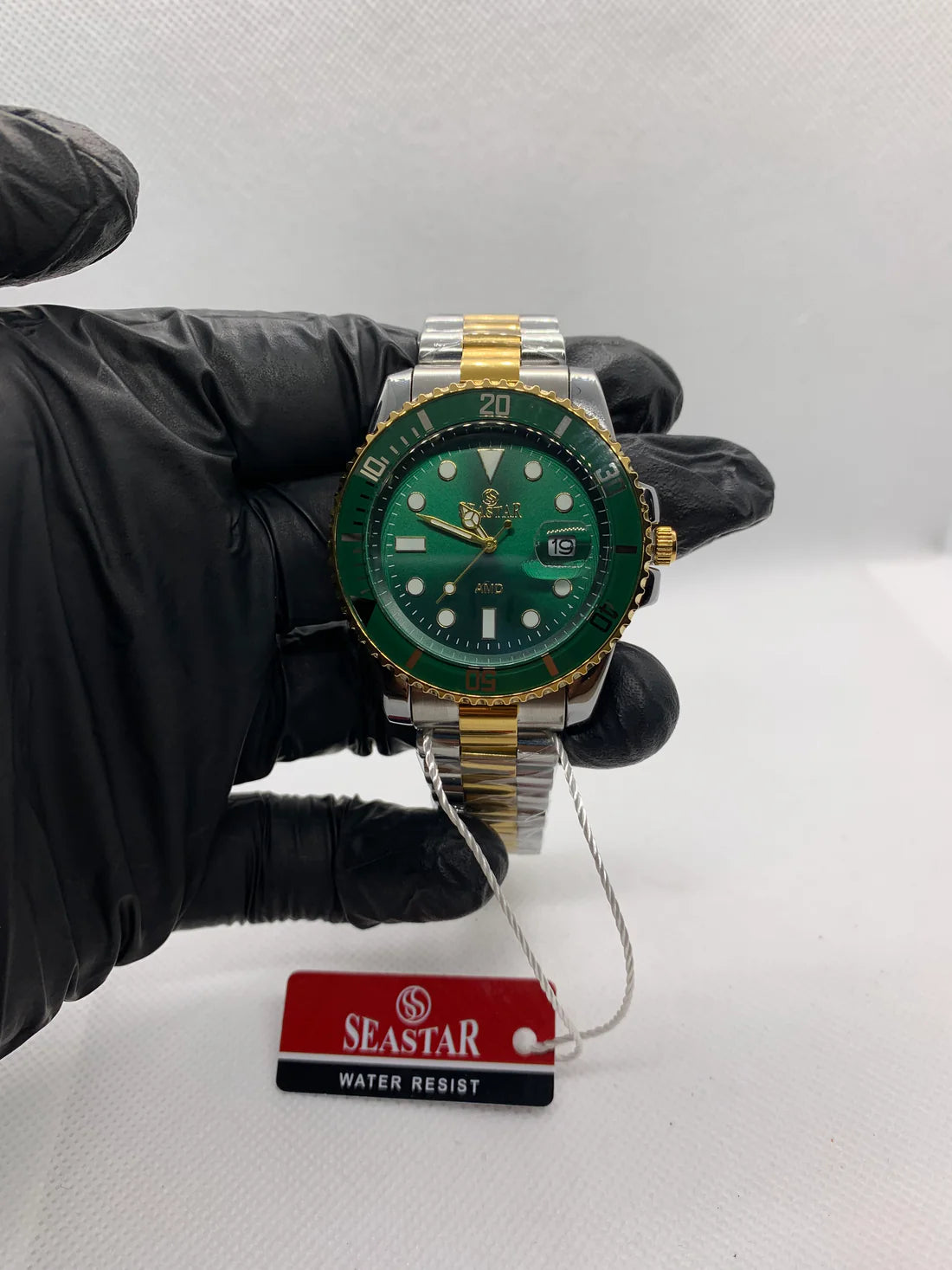 Seastar Two-Tone Rotatable Dial Watch